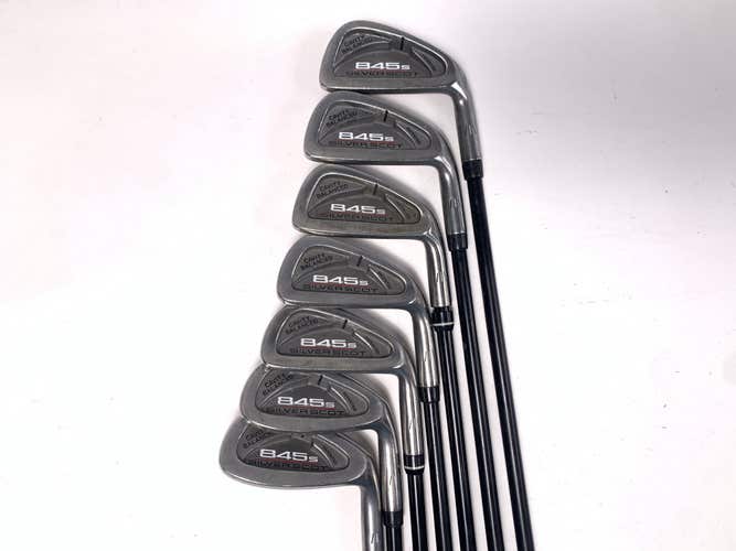 Tommy Armour 845 S Silver Scot Iron Set 3-PW G Force Regular Graphite Mens RH