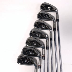 TaylorMade M4 Iron Set 4-PW KBS Max 95g Stiff Steel Mens RH