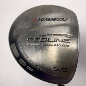 Adams Redline 460 Driver 9.5* Fujikura G60 Regular Graphite Mens RH