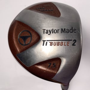 TaylorMade Ti Bubble 2 Driver 7.5* Bubble 2 S-90 Stiff Graphite Mens RH