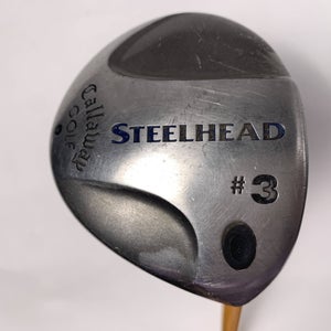 Callaway Steelhead 3 Fairway Wood 15* ProForce 65 Gold Stiff Graphite Mens RH