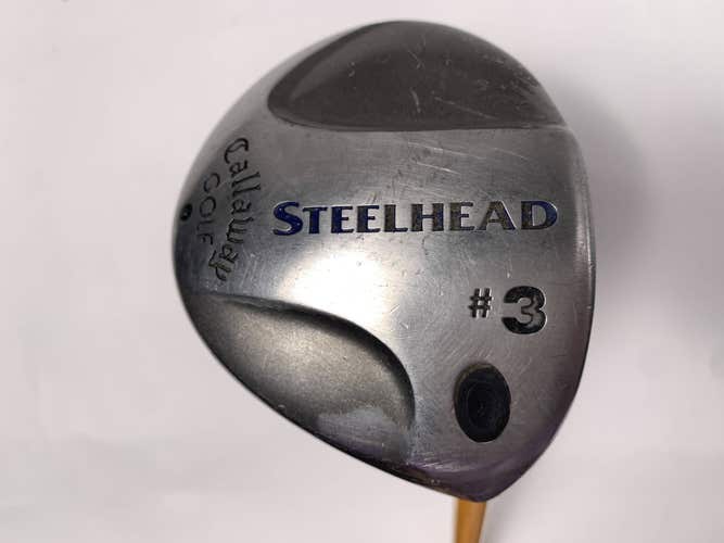Callaway Steelhead 3 Fairway Wood 15* ProForce 65 Gold Stiff Graphite Mens RH