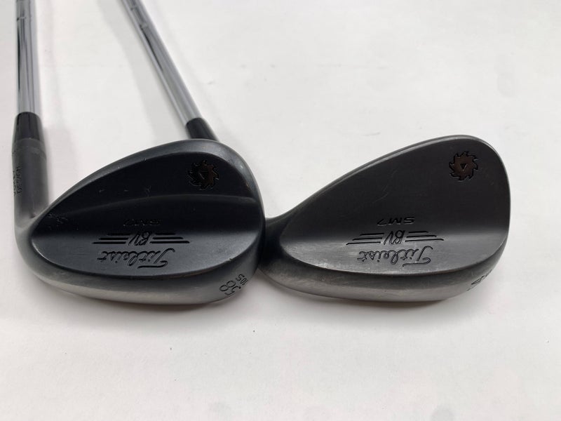 Titleist Vokey SM7 Jet Black Wedge Set 54* 10 | 58* 10 KBS Tour Stiff RH
