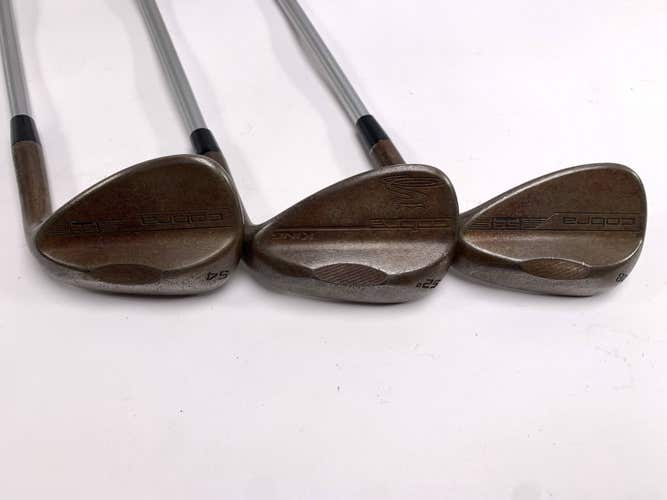 Cobra KING SB Tour Raw 2023 Wedge Set 48* | 52* | 54* KBS C-Taper 130 X-Stiff RH
