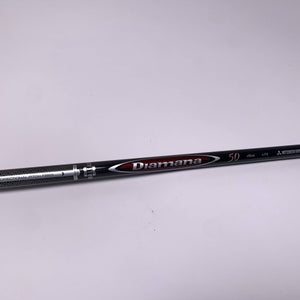 Mitsubishi Rayon Diamana Red M+50x5ct Seniors Graphite Driver Shaft 44"-Titleist