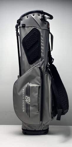 Titleist Players 4 Vokey Design Stand Bag Grey 4Way Divide Single Strap Golf Bag