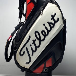 Titleist Scotty Cameron Staff Bag Black 6-Way Divide Single Strap Golf Bag