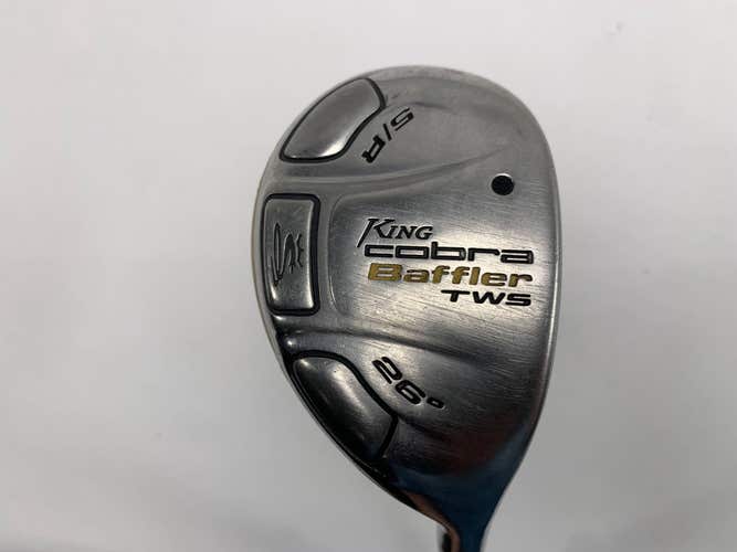 Cobra Baffler TWS 2009 5 Hybrid 26* Fujikura E Fit-On 270 HB Stiff Mens RH