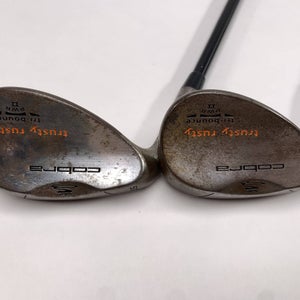 Cobra Trusty Rusty 2012 Wedge Set 55* | 59* Dark Steel Wedge Mens LH