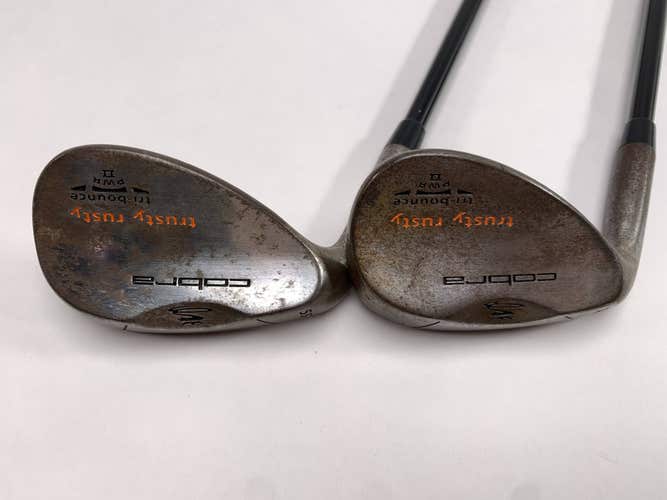 Cobra Trusty Rusty 2012 Wedge Set 55* | 59* Dark Steel Wedge Mens LH