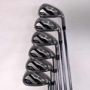 Callaway Mavrik Max Iron Set 5-PW True Temper Elevate VSS Stiff Steel Mens RH