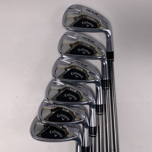Callaway Apex DCB 21 Iron Set 6-PW+GW RCH 65 Senior Graphite Mens RH