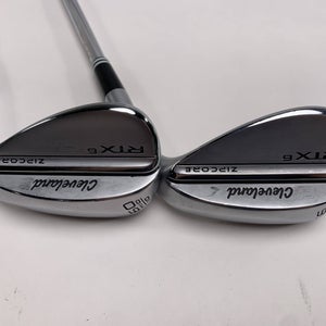 Cleveland RTX 6 ZipCore Tour Satin Wedge Set 56* 10 | 60* 10 DG Tour Issue RH