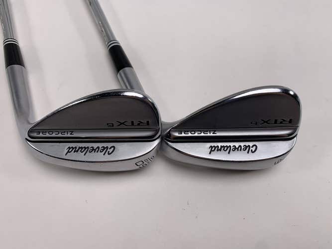 Cleveland RTX 6 ZipCore Tour Satin Wedge Set 56* 10 | 60* 10 DG Spinner RH