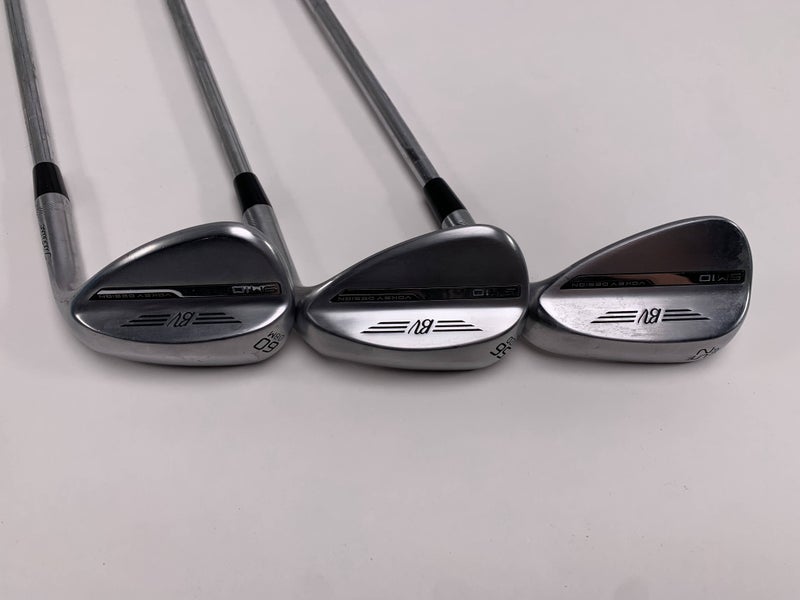 Titleist Vokey SM10 Tour Chrome Wedge Set 52* 8 | 56* 12 | 60* 8 SM10 Wedge RH