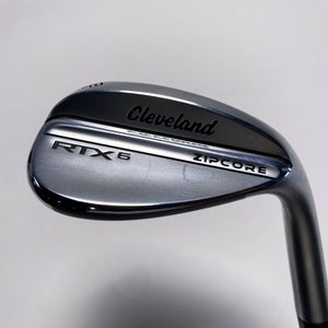 Cleveland RTX 6 ZipCore Tour Satin Lob Wedge LW 58* 10 DG Spinner Mens RH NEW