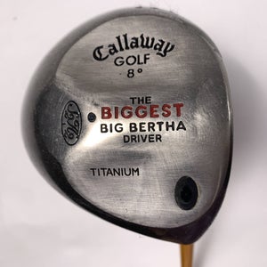 Callaway The Biggest Big Bertha Driver 8* ProForce 65 Gold Stiff Graphite RH