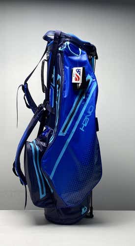 Sun Mountain H2NO Lite Speed Stand Bag Blue 4-Way Divide Dual Strap Golf Bag NEW