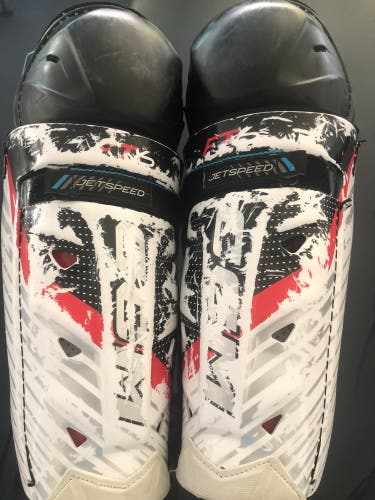 Senior CCM Jetspeed FT6 14" Shin Pads (Used)