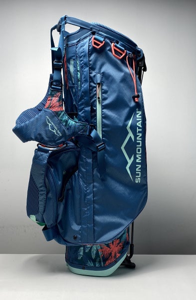 Sun Mountain Missoula Montana Stand Bag Blue 14-Way Divide Dual Strap Golf Bag