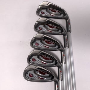 Ping Faith Iron Set 7-PW+SW Red Dot 1* Flat ULT200 Ladies Steel Womens RH