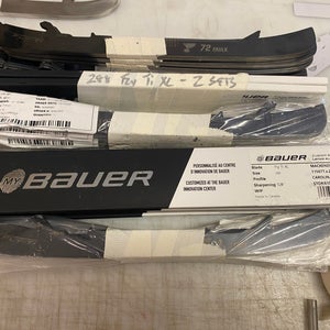 NEW!  Bauer FLY TI XL Black Steel Runners 73821
