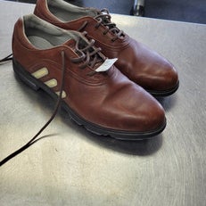 Used Adidas Mens Golf Shoes Brown Senior 10.5 11497-S000152185