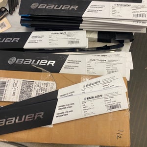 NEW!  Bauer FLY TI Black Steel Runners 57591