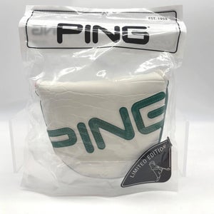 Ping Masters Limited Edition Mallet Putter Headcover White Green Golf NEW