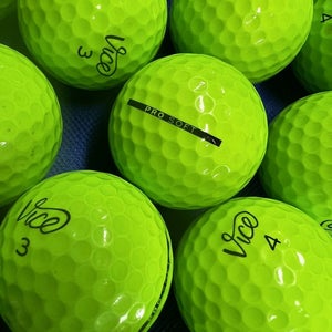 12 Green Vice Pro Soft Near Mint AAAA Used Golf Balls