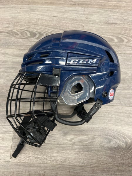 Blue Medium CCM Super Tacks X Helmet (Used)