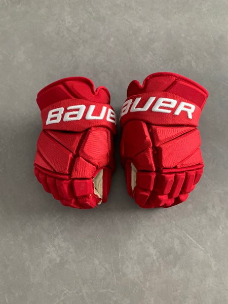 Detroit Red Wings Pro Stock 13” 2X Hockey Gloves (Used)