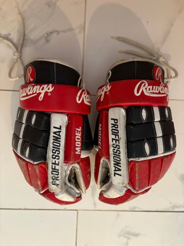 Vintage Rawlings 999 Gloves 14 1/2” Pro Model