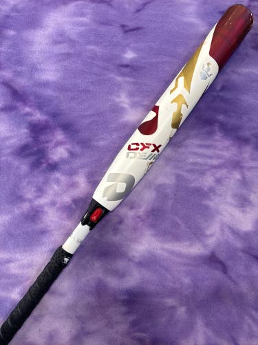 White 2018 DeMarini CFX Composite Bat (-10) Composite 23 oz 33" (Used)