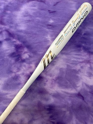 White Marucci Echo DMND Alloy Bat (-12) 19 oz 31" (Used)