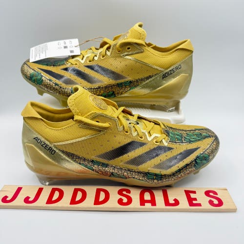 Adidas Adizero Electric X Scrooge McDuck Gold Football Cleats IE6557 Men’s Sz 14
New Without Box
