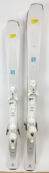 Used $550 Women's Salomon Aira 76 Skis & Salomon L10 GW Bindings Sizes 130 140