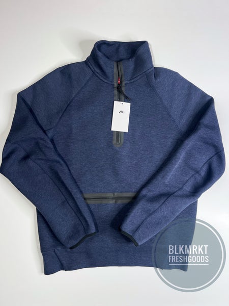 Nike Sportswear Tech Fleece Sweatshirt Blue 1/2 Zip