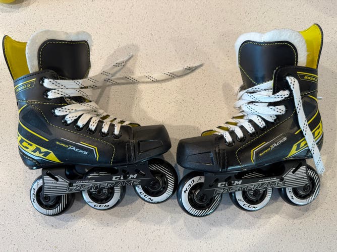 CCM Super Tacks 9350 Inline Skates Regular Width Size 1 (Used)