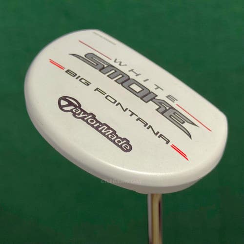 TaylorMade White Smoke Big Fontana 34" Single-Bend Mallet Putter Golf Club