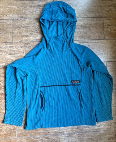 MELANZANA (Made in Leadville, CO) - Original Micro Grid Fleece Hoodie - Kids L (Used)