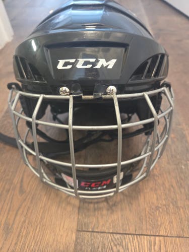 Small CCM FL40 Helmet with cage (Used)