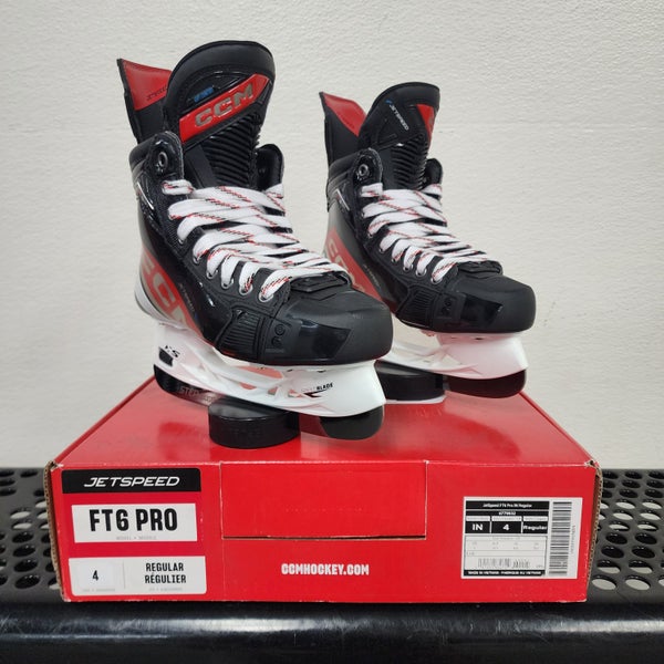 CCM JetSpeed FT6 Pro Intermediate Hockey Skates - Size 4 (New)