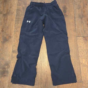 Under Armour Youth Small Navy Blue rink warm up pants(Used)