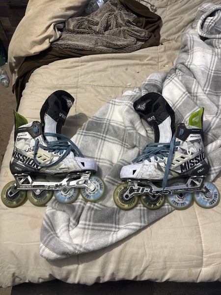 Mission Inhaler WM02 Inline Skates Wide Width Size 6 (Used)