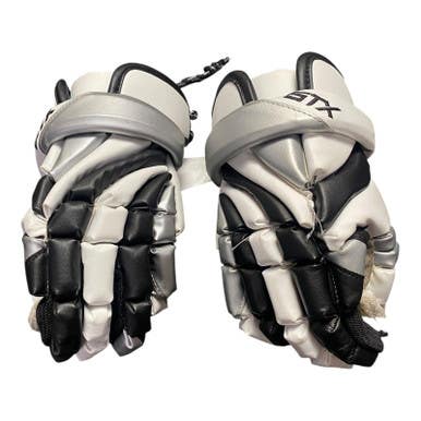 STX (Used) White 12" Lacrosse Gloves