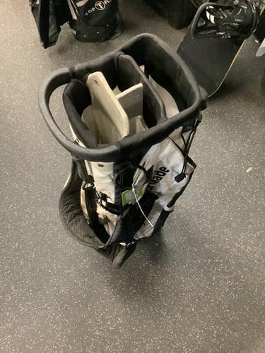 Used Taylormade STAND BAG Mens Stand Bag White 11686-S000045858
