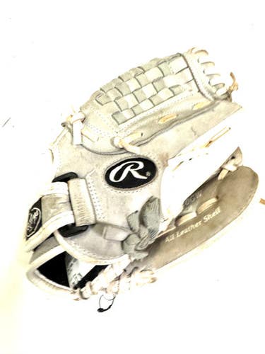 Used Rawlings HIGHLIGHT BB/SB Glove RH Throw Grey 12" 11860-S000297897