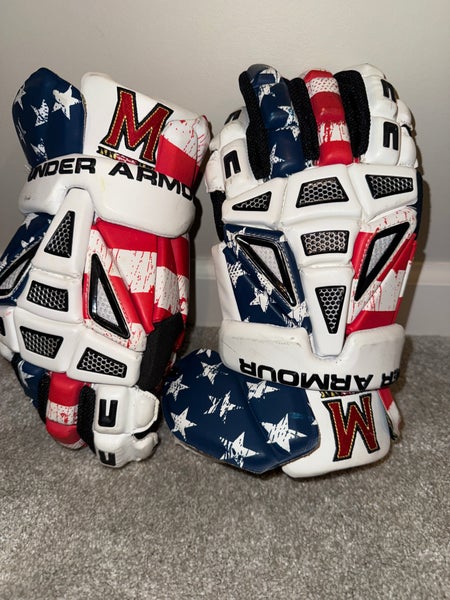 Under Armour Lacrosse Gloves 13" Maryland USA
