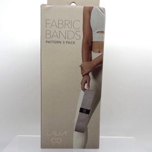 CALIA Fabric Resistance Bands Pattern 3 Pack Light Medium Heavy New